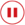 icon, encircled two short lines, red